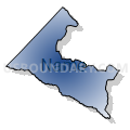 Census Tract 118, Orangeburg County, South Carolina (Radial Fill with Shadow)
