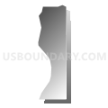 Census Tract 18.01, Minnehaha County, South Dakota (Gray Gradient Fill with Shadow)