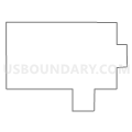 Census Tract 9537, Deuel County, South Dakota (Light Gray Border)