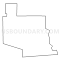 Census Tract 9661, Yankton County, South Dakota (Light Gray Border)