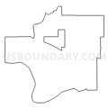 Census Tract 9657, Clay County, South Dakota (Light Gray Border)