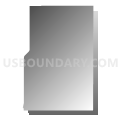 Census Tract 9551, Hamlin County, South Dakota (Gray Gradient Fill with Shadow)