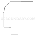 Census Tract 9518, Brown County, South Dakota (Light Gray Border)