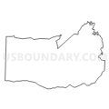 Census Tract 9504, Hardeman County, Tennessee (Light Gray Border)