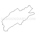 Census Tract 426, Sullivan County, Tennessee (Light Gray Border)