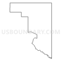 Census Tract 9501, Moore County, Texas (Light Gray Border)