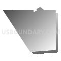 Census Tract 103.34, El Paso County, Texas (Gray Gradient Fill with Shadow)
