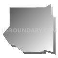 Census Tract 42.01, El Paso County, Texas (Gray Gradient Fill with Shadow)