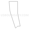 Census Tract 102.16, El Paso County, Texas (Light Gray Border)