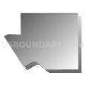 Census Tract 103.33, El Paso County, Texas (Gray Gradient Fill with Shadow)
