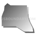 Census Tract 103.07, El Paso County, Texas (Gray Gradient Fill with Shadow)