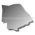 Census Tract 102.13, El Paso County, Texas (Gray Gradient Fill with Shadow)