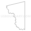 Census Tract 9501, Panola County, Texas (Light Gray Border)