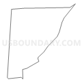 Census Tract 9608.02, Box Elder County, Utah (Light Gray Border)
