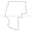 Census Tract 1101, Iron County, Utah (Light Gray Border)