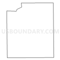 Census Tract 102.18, Utah County, Utah (Light Gray Border)