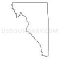 Census Tract 9781, San Juan County, Utah (Light Gray Border)