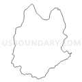 Census Tract 309, Roanoke County, Virginia (Light Gray Border)