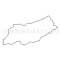 Census Tract 9501, Lee County, Virginia (Light Gray Border)