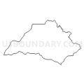 Census Tract 106, Pittsylvania County, Virginia (Light Gray Border)