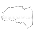Census Tract 8406, Dinwiddie County, Virginia (Light Gray Border)