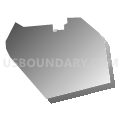 Census Tract 103.13, Hampton city, Virginia (Gray Gradient Fill with Shadow)