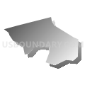 Census Tract 105.02, Hampton city, Virginia (Gray Gradient Fill with Shadow)