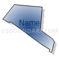 Census Tract 9201, Manassas Park city, Virginia (Radial Fill with Shadow)