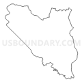 Census Tract 9302.02, Buckingham County, Virginia (Light Gray Border)