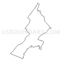Census Tract 504, Frederick County, Virginia (Light Gray Border)