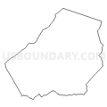 Census Tract 401, Botetourt County, Virginia (Light Gray Border)