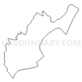 Census Tract 108, Albemarle County, Virginia (Light Gray Border)