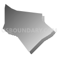 Census Tract 460.05, Virginia Beach city, Virginia (Gray Gradient Fill with Shadow)