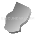 Census Tract 462.11, Virginia Beach city, Virginia (Gray Gradient Fill with Shadow)