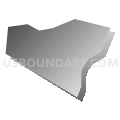 Census Tract 462.06, Virginia Beach city, Virginia (Gray Gradient Fill with Shadow)