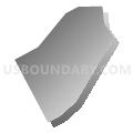 Census Tract 460.11, Virginia Beach city, Virginia (Gray Gradient Fill with Shadow)