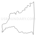Census Tract 9301, Prince Edward County, Virginia (Light Gray Border)