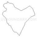 Census Tract 9307.07, Fauquier County, Virginia (Light Gray Border)