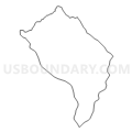 Census Tract 204, Franklin County, Virginia (Light Gray Border)