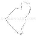 Census Tract 7001, New Kent County, Virginia (Light Gray Border)