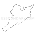 Census Tract 802.02, Alleghany County, Virginia (Light Gray Border)