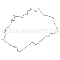 Census Tract 404, Dickenson County, Virginia (Light Gray Border)