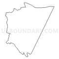 Census Tract 302.02, Bedford County, Virginia (Light Gray Border)