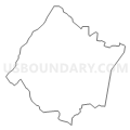 Census Tract 407, Shenandoah County, Virginia (Light Gray Border)