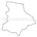 Census Tract 101, Westmoreland County, Virginia (Light Gray Border)
