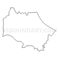 Census Tract 9507, Essex County, Virginia (Light Gray Border)