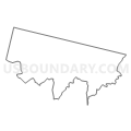 Census Tract 113, Henry County, Virginia (Light Gray Border)