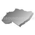 Census Tract 6, Staunton city, Virginia (Gray Gradient Fill with Shadow)