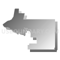 Census Tract 16.01, Yakima County, Washington (Gray Gradient Fill with Shadow)