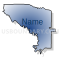 Census Tract 21.02, Yakima County, Washington (Radial Fill with Shadow)